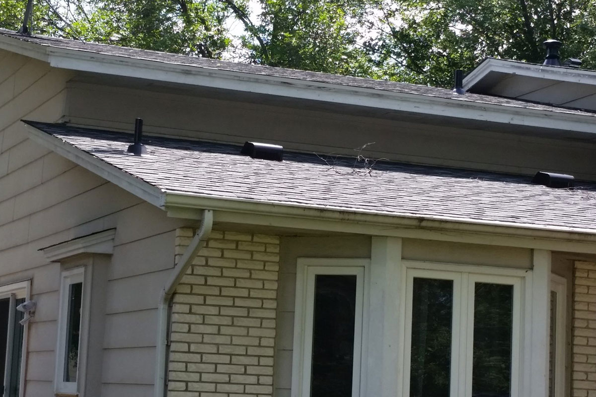 Exterior roof of a home