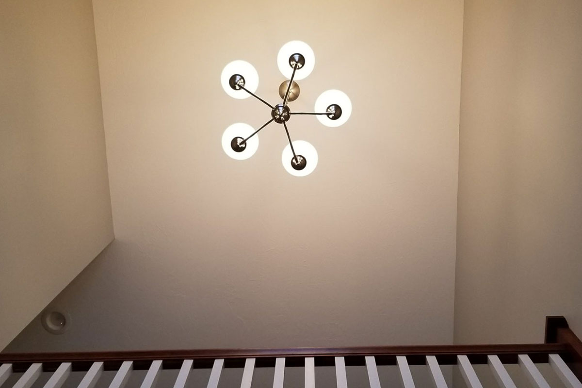 Light Fixture on the ceiling