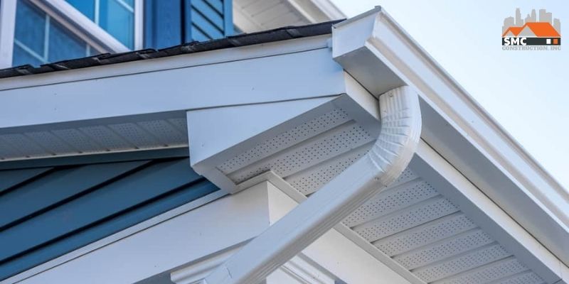 How To Choose The Right Gutters For Your Home SMC Construction   Vinyl Gutter 